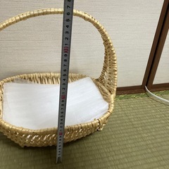 果物が入っていたバスケットの画像
