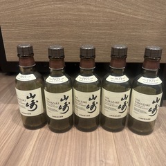 山崎ウイスキー空瓶 180mℓ 5本おまとめ