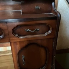 昭和レトロ 大塚家具 三面鏡 化粧台 姿見の画像