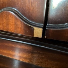昭和レトロ 大塚家具 三面鏡 化粧台 姿見の画像