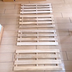 【受取者確定】　すのこ　4枚　(縦75×横33cm)　