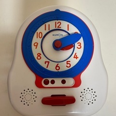 くもん　くるくるレッスン　知育時計の画像