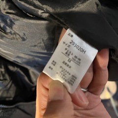値下げメンズジャンパー黒の画像