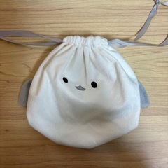 ダイソー シマエナガ アニマルポーチ アニマル巾着 鳥