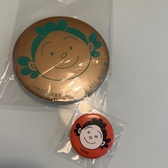 サザエさん缶バッジ2点