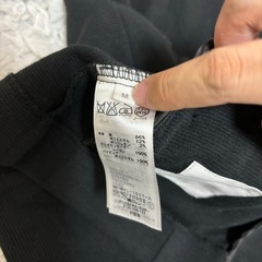 vis ノーカラージャケット ブラック M コットンの画像