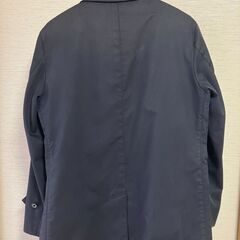 【最終】大幅割引！MACKINTOSH PHILOSOPHY/ステンカラーコート/ライナー付/ブルーグレー/日本製/クリーニング済の画像