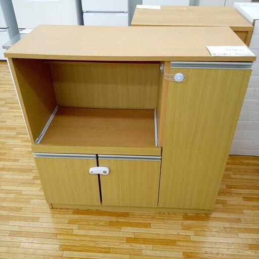 ★ジモティ割あり★ レンジ台　ナチュラル　クリーニング済　YJ4794
