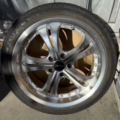 ホイール　18インチ　4本セット　タイヤ付き　18×7.5JJ　...