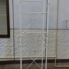 JM19366S)ランドリーラック 幅：約59cm 高さ：約200cm 奥行：約40cm 中古品【取りに来られる方限定】の画像