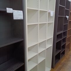 ★ジモティ割あり★  本棚 ホワイト H180×D29×W89 ...