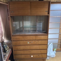 古い整理棚　さしあげます