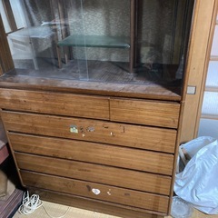 古い整理棚　さしあげますの画像