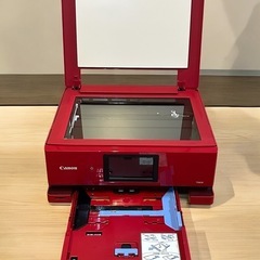 【極美品】Canon TS8630 赤 インクジェットプリンター　キャノンの画像