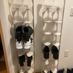 【早めに売却希望】シューズ棚 シューズラック　バラ売り可の画像