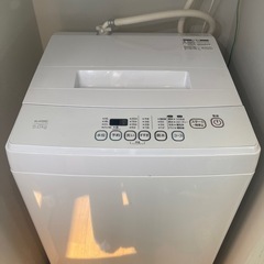 【ほぼ未使用、清掃済】2018年製　洗濯機　