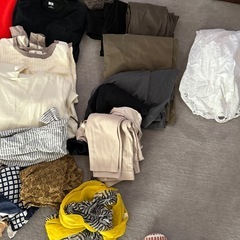 受け渡し決まりました 服大量の画像