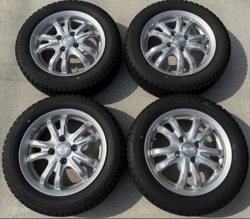 Ｎｏ．2  受付終了です⭐️ブリジストン14㌅スタッドレスタイヤ⭐️