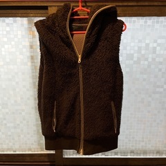 メンズボアベスト