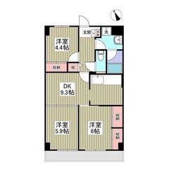 💞即入居可！敷金ゼロ✨礼金ゼロ✨仲介手数料ゼロ！南向きファミリー...