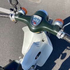 【低走行6000km】スーパーカブ50DX リアボックス・スマホスタンド・ヘルメット付き の画像