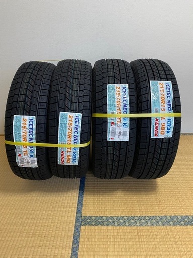 KENDA 2024年製スタッドレスタイヤ　215/70r15