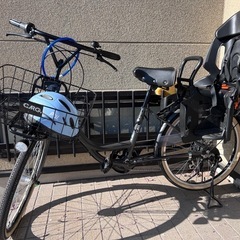 チャイルドチェアー付き自転車　非電動