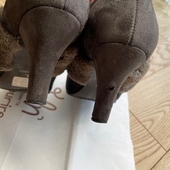 ファー付きショートブーツの画像