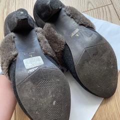 ファー付きショートブーツの画像