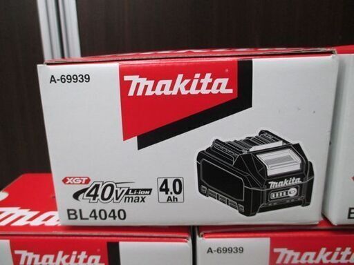 新品 makita 純正 スライド式 リチウムイオンバッテリ BL4040 40Vmax/4.0Ah 5個セット 急速充電 雪マーク 
