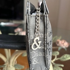 Pinky&Dianne ポーチ グレー　10.5×15×マチ3センチの画像