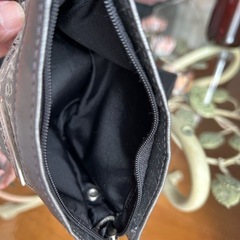 Pinky&Dianne ポーチ グレー　10.5×15×マチ3センチの画像