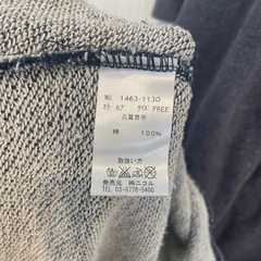 楽ちんスウェットワンピース 179/WG　の画像