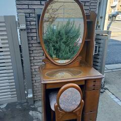 推定昭和43年(1968)千葉の松戸で手渡し可！昭和レトロ三面鏡