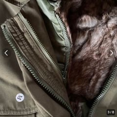 新品 防寒 オススメ M ミリタリー 2WAY モッズコート インナー 着脱可能の画像