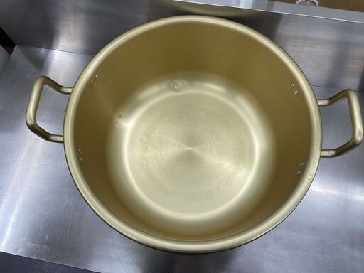ホクセイ みゆき鍋 45cm アルミ鍋 蓋付き 炊き出し アウトドア 業務用 両手鍋 大鍋 HOKUSEI  札幌市手稲区
