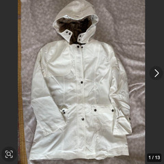 新品　白 ハーフコート ジャケット アウター