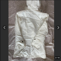 新品　白 ハーフコート ジャケット アウターの画像