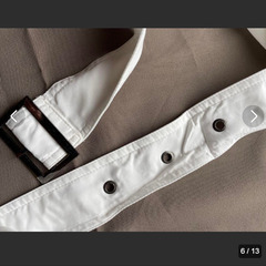 新品　白 ハーフコート ジャケット アウターの画像