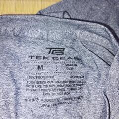 Tek Gear バスケットボール シュレッド グレー 長袖シャツ ボーイズ サイズ М（130cm）の画像