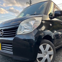 低走行7万キロ台！月々9千円〜分割払い可❗️ 車検2年付き！【名義変更代込み】大人気☆日産 ルークス☆SDナビ付き☆走行中DVD見れます☆ETC付き☆電動スライドドア☆ドラレコ☆スマートキー☆フルオートエアコン☆そのまま乗って帰れます‼️の画像
