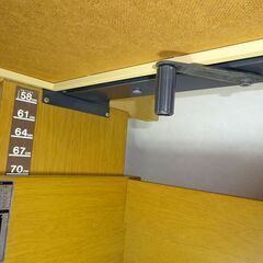 コクヨ　学習机　チーク色　くるくるメカ！（出品期限：12/22　18時）の画像