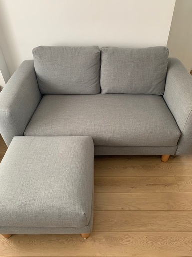 コアラソファ　2人掛　ライトグレー