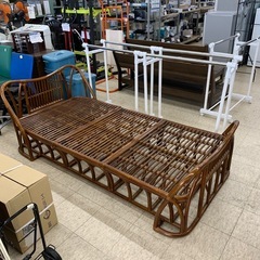 AUSTER 籐ベッド　※2400010462092