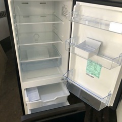 NO 725 🌈北九州市内配送設置無料✨🌈　ハイセンス 冷蔵庫 幅48.1cm 162L ブラック HR-D15FB 2ドア 右開き 自動霜取り コンパクト　2024年式