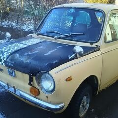 昭和４５年式　スバルＲ－２　Ｋ１２　３６０ｃｃ　スーパーデラックス　軽自動車　昭和レトロ　書類ありの画像