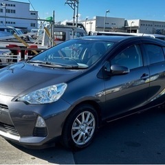総額37.8万円 トヨタ アクア S 車検2年 キーレス シートヒーター ステアリングスイッチ ナビ フルセグ BTオーディオ ETC バックカメラの画像