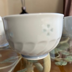 陶器 湯飲み 5個セット　7.7×5.2センチの画像