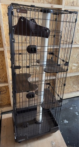 ペットゲージ　アイリスオーヤマ　キャットケージ　ゲージ 3段 キャスター付