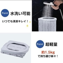  簡易トイレ　折り畳み式　防災用品の画像